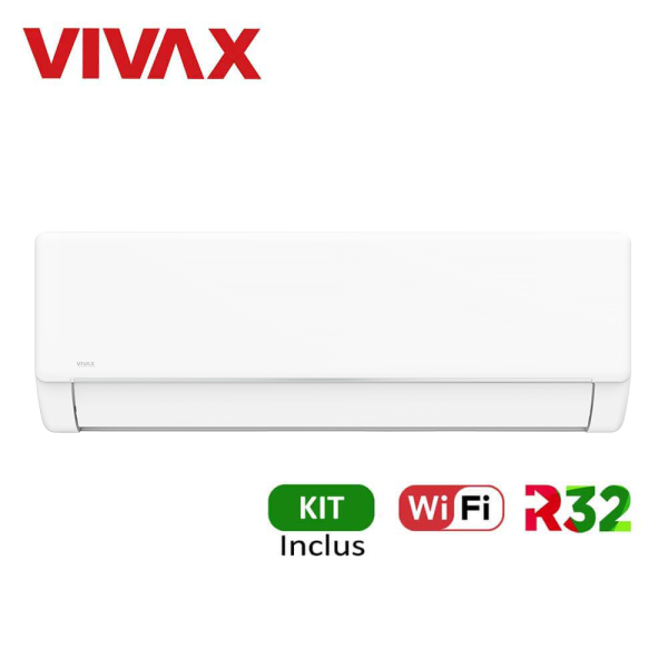 Aer conditionat Vivax Q-Design PRO 9000 BTU - WiFi, Kit inclus