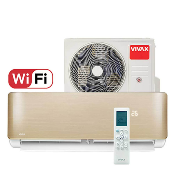 Aer conditionat Vivax R-Design 9000 BTU - WiFi, Gold