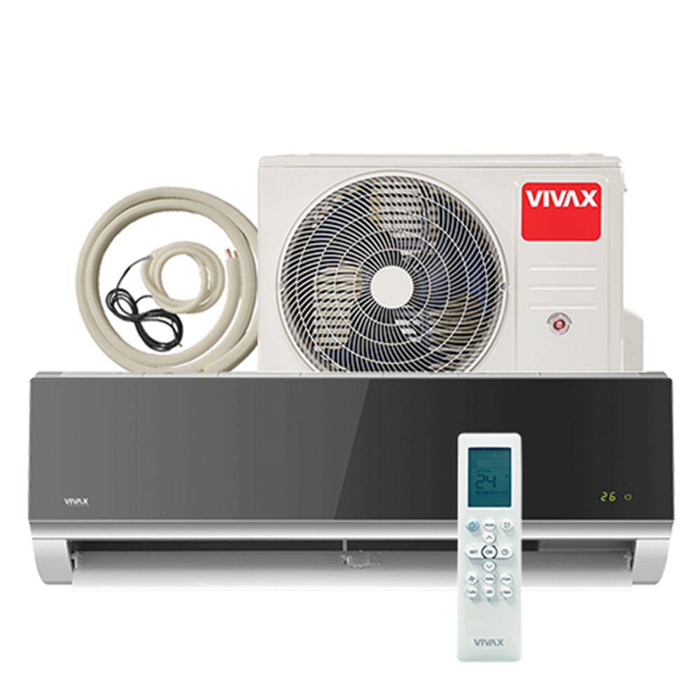 Aer conditionat Vivax R-Design 18000 BTU - Kit inclus, Silver Mirror