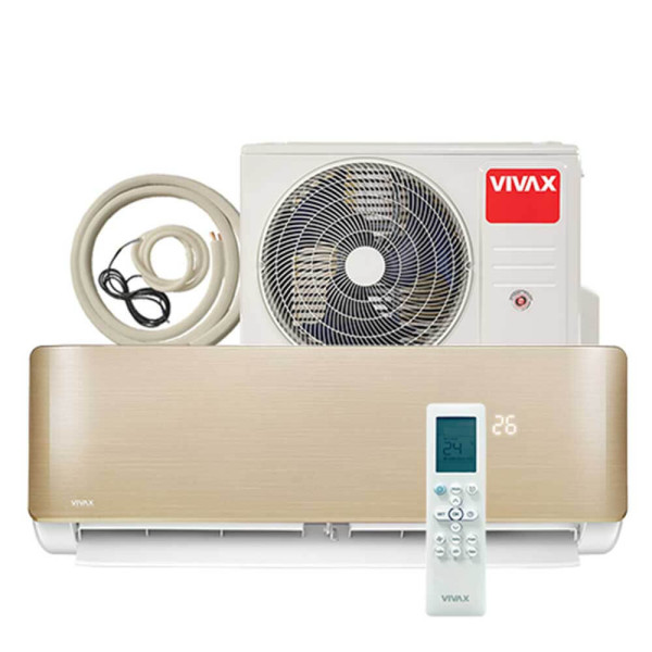 Aer conditionat Vivax R-Design 9000 BTU - Kit inclus, Gold