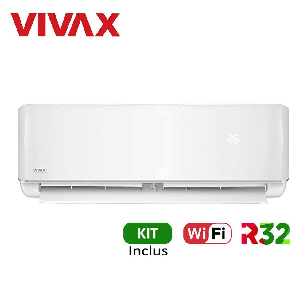Aer conditionat Vivax R-Design 12000 BTU - WiFi, Kit inclus