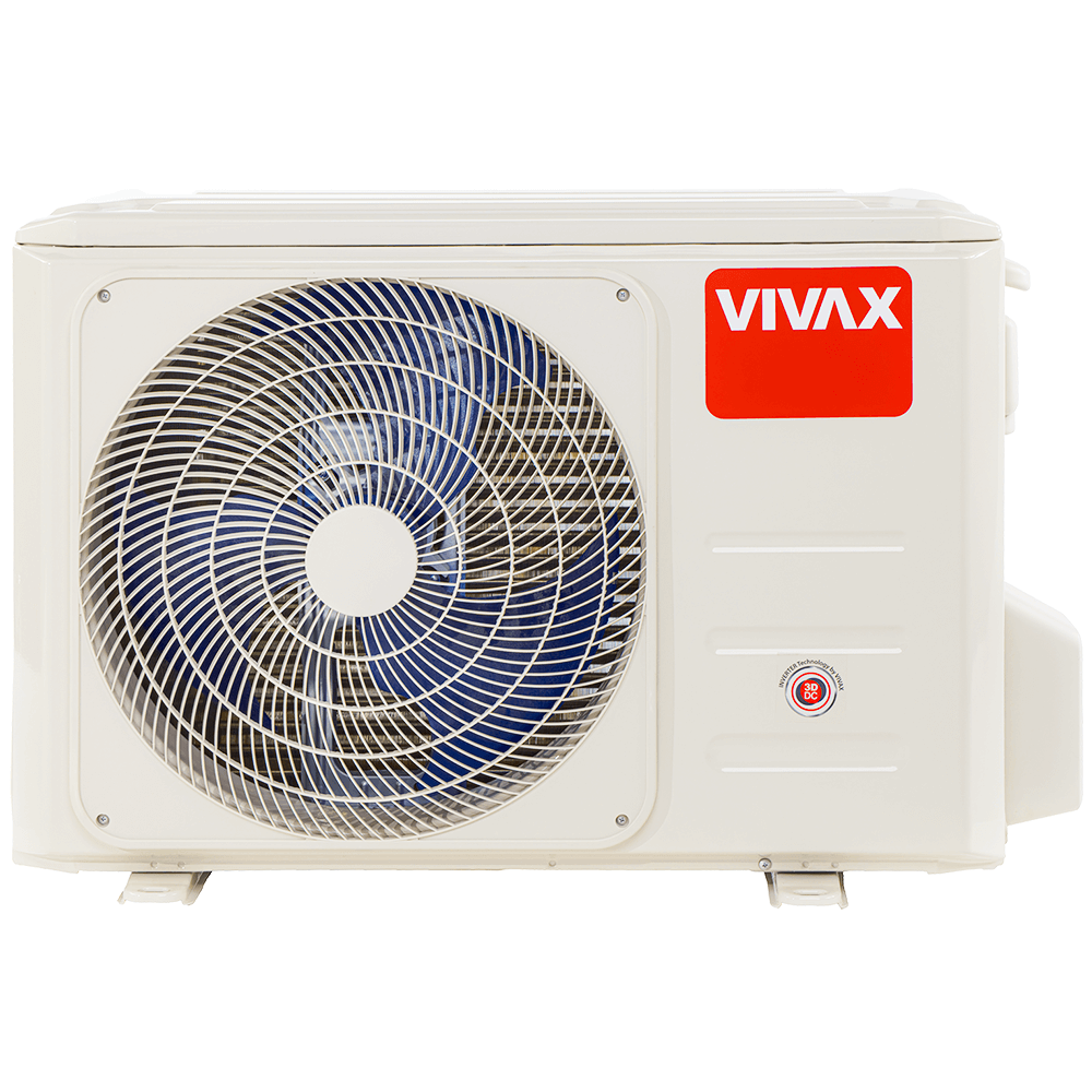 Aer conditionat multisplit Vivax 18000 BTU, 2 unitati R-design, 9+12 BTU, White/Gold