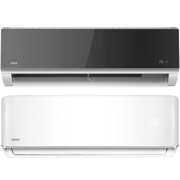 Aer conditionat multisplit Vivax 36000 BTU, 4 unitati R-design, 9+9+9+12 BTU, White/Silver Mirror