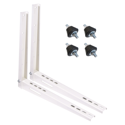 Pachet accesorii pentru montaj unitate exterioara aer conditionat 18000-24000 BTU, console,  tampoane antivibratii