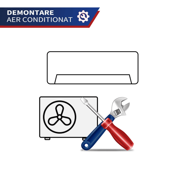 Demontare Aer Conditionat 18000 - 24000 BTU