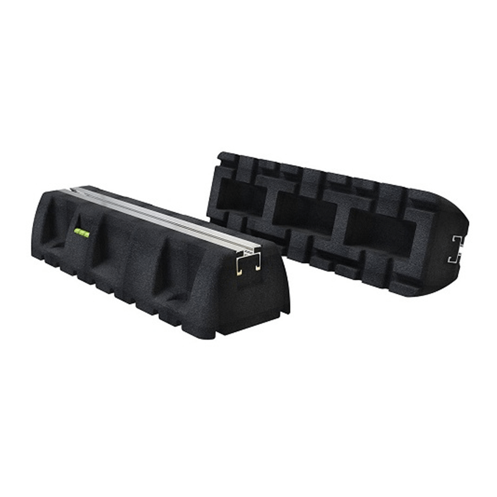 Console universale de pardoseala antivibratii din cauciuc vulcanizat pentru Aer Conditionat, 450 x 95 x 145 mm (set 2 buc)