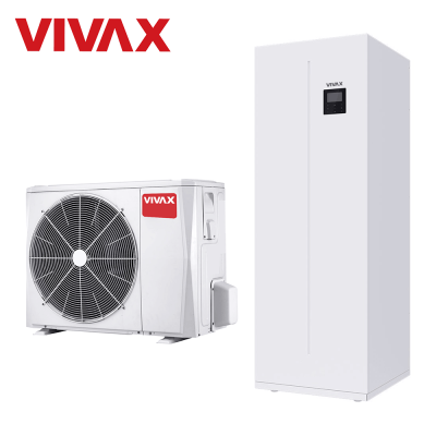 Pompa de Caldura Aer-Apa Vivax HPS-53CH155AERI/O3s / HPS-120HM155AERI/IT241H3s, 15.5 kW, Boiler ACM, R32, 380V