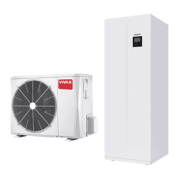 Pompa de Caldura Aer-Apa Vivax HPS-53CH155AERI/O3s / HPS-120HM155AERI/IT241H3s, 15.5 kW, Boiler ACM, R32, 380V